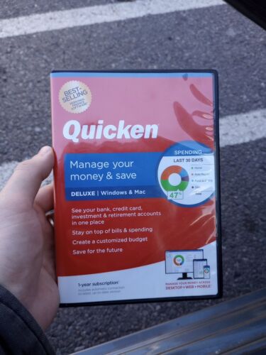 Intuit Quicken Deluxe Edition 2019 for Windows Financial Software READ LISTING