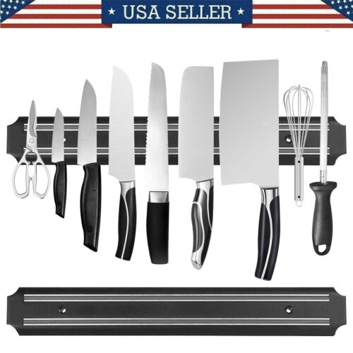 21.6 “ Wall Mount Magnetic Knife Scissor Storage Holder Rack Strip Kitchen Tool