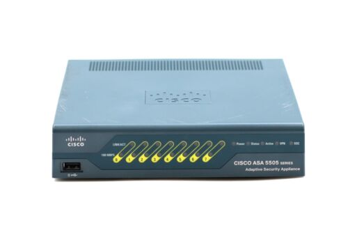 Cisco ASA 5505 Fast Ethernet Firewall Security Appliance P/N: ASA5505 V09 Tested