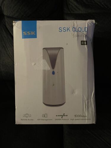 SSK 4TB Personal Cloud Network Attached Storage External Hard Drive Read Descrip