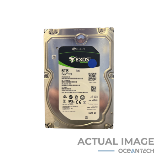 Seagate Exos 7E8 ST6000NM0115 6TB 3.5″ 7.2K RPM SATA HDD Hard Drive Grade B