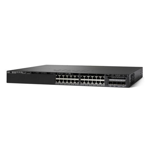 Cisco WS-C3650-24PS-L 24-Port PoE+ Gigabit Switch w/ AC Power, 1 Year Warranty