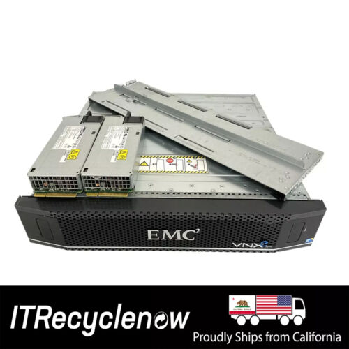 EMC VNXe3200 2.5″ 24 Bay SFF 2x CPU Dual PSU Unified SAN NAS Storage Array