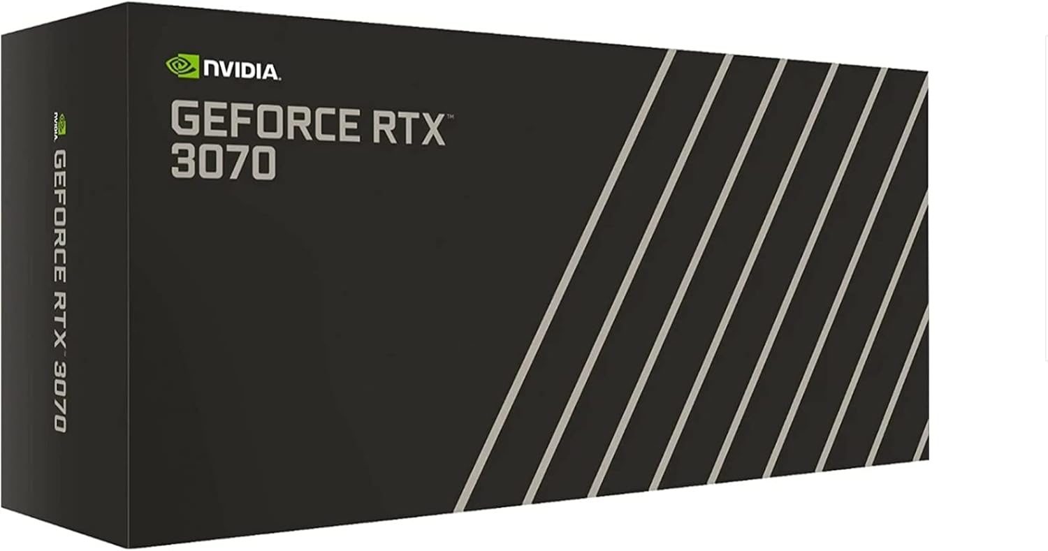 NVIDIA GeForce RTX 3070 8GB GDDR6 PCI Express 4.0 Graphics Card – Dark Platinum and Black (Renewed)