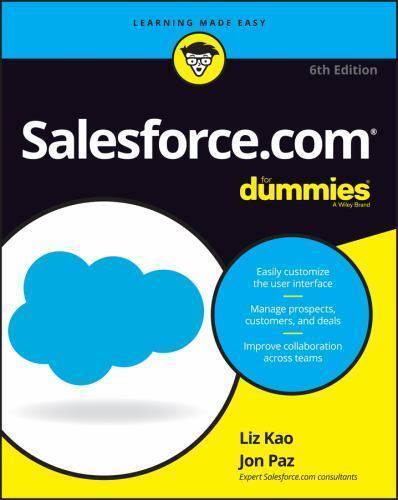 Salesforce For Dummies (For Dummies: – Paperback, by Kao Liz; Paz – Very Good