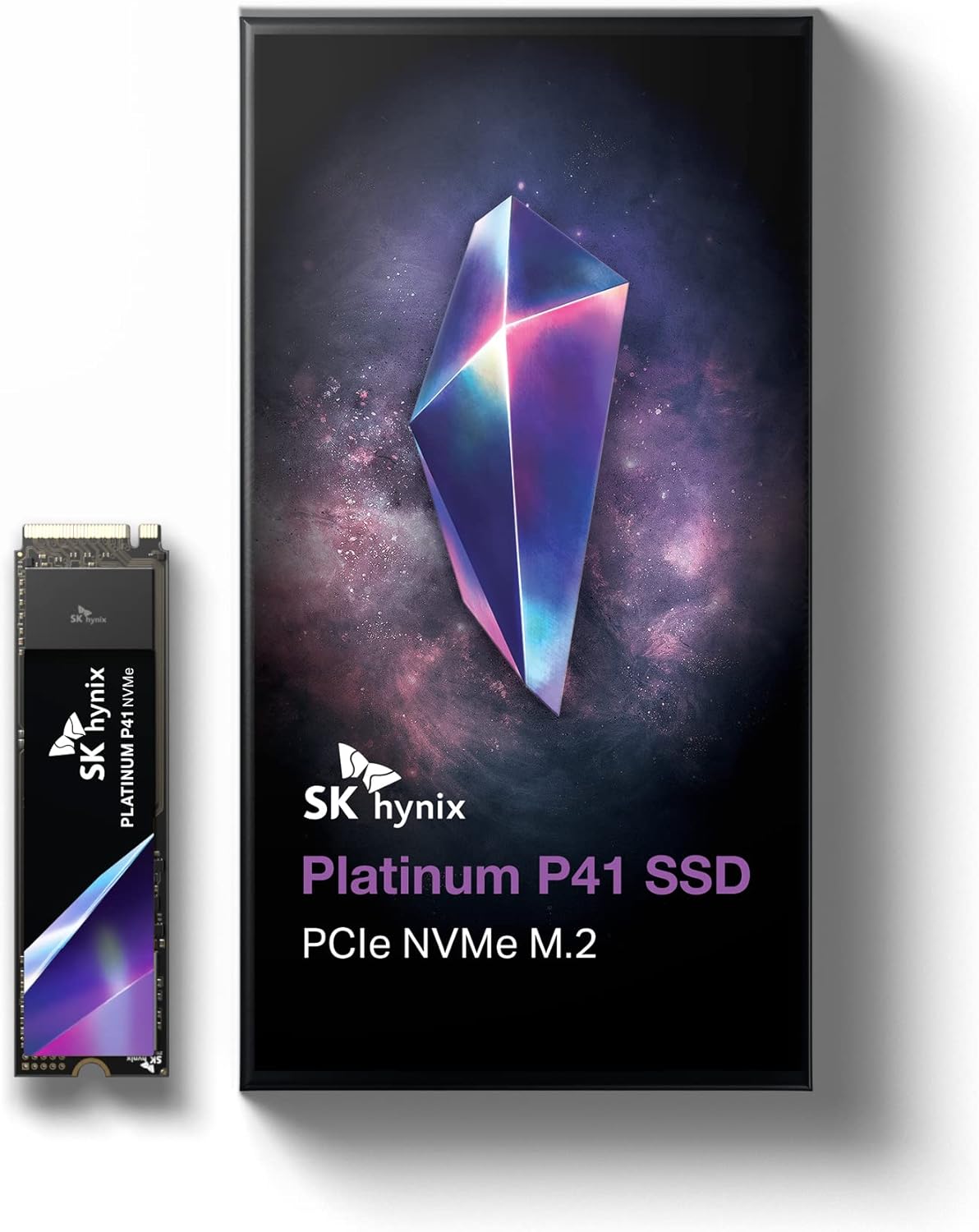 SK hynix Platinum P41 2TB PCIe NVMe Gen4 M.2 2280 Internal Gaming SSD, Up to 7,000MB/S, Compact SSD Form Factor – Solid State Drive with 176-Layer NAND Flash