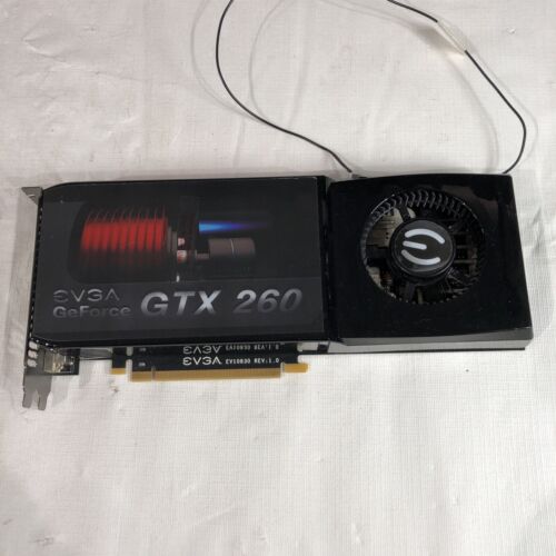 EVGA NVIDIA GeForce GTX 260 896 MB DDR3 PCI Express 2.0 x16  Video Card