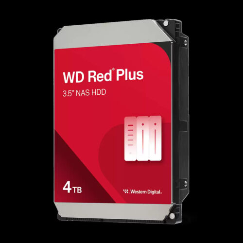 Western Digital 4TB WD Red Plus NAS SATA HDD Internal Hard Drive HDD – WD40EFPX