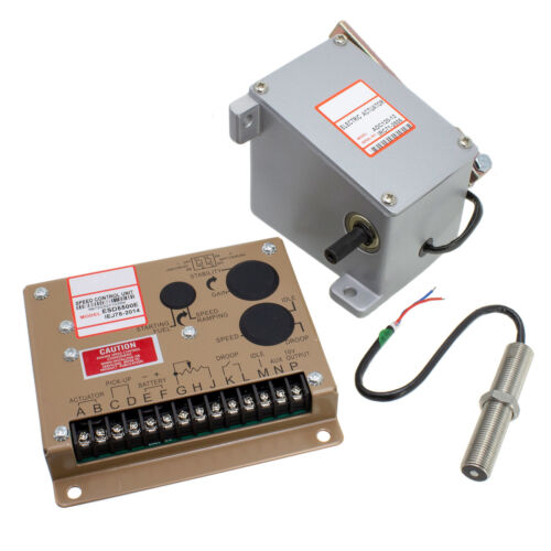 ESD5500E + ADC120-12V + MSP675 Generator Governor Actuator Speed Control Unit