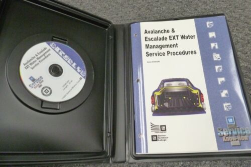 2002 Cadillac Escalade EXT Truck Water Management Service Procedures Manual CD