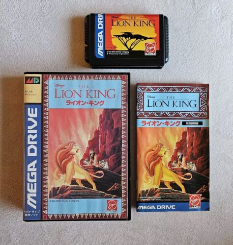 THE LION KING SEGA MEGA DRIVE JAPAN COMPLETE IN BOX