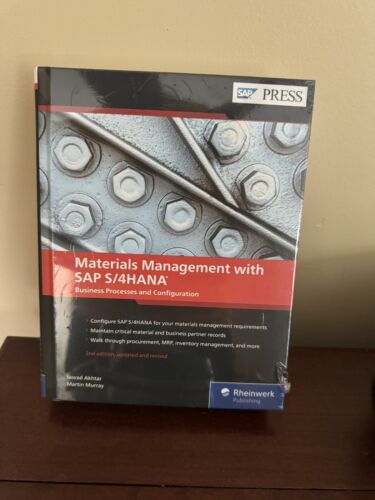 Material Management  SAP S/4HANA Book By Rheinwerk Publishing