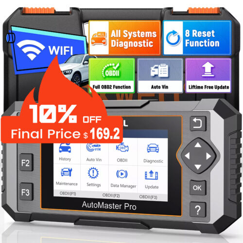 FOXWELL NT624 Pro Car All System OBD2 Scanner Auto Diagnostic Scan Tool TPMS Oil