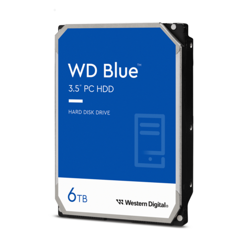 WD 6TB Blue PC Desktop SATA Hard Drive, 5400 RPM, 256MB Cache, SMR – WD60EZAZ