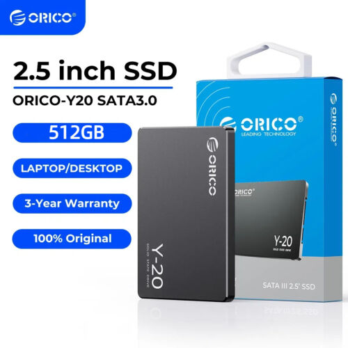 ORICO 512GB SATA SSD 2.5 Inch Internal Solid State Drive 500MB/s SATA III 6Gbps