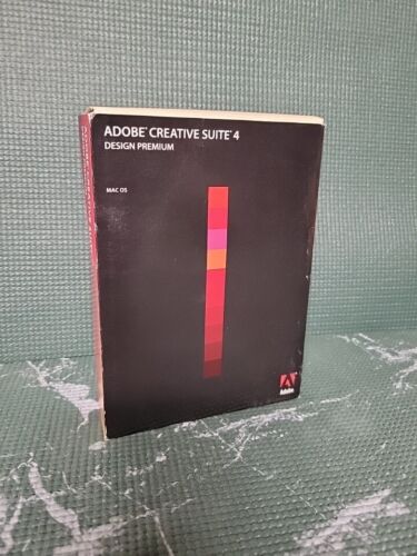 Adobe Creative Suite 4 CS4 Design Premium For MAC Upgrade DVD Version W/Serial#