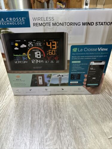 La Crosse Technology Wireless Remote Monitoring Wind Station V21-WTH NEW SEALED