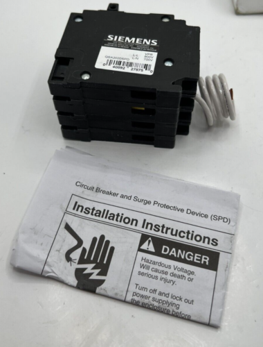 Siemens QSA2020SPD 20 Amp Whole House Surge Protection Circuit Breaker 2 Poles