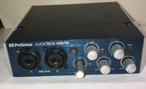 PreSonus-AUDIOBOX USB 96, 2 Channel Audio Interface 1 Different Knob See Photos