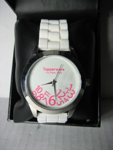 Tupperware It’s Party Time Consultant Award Watch Silicone Band