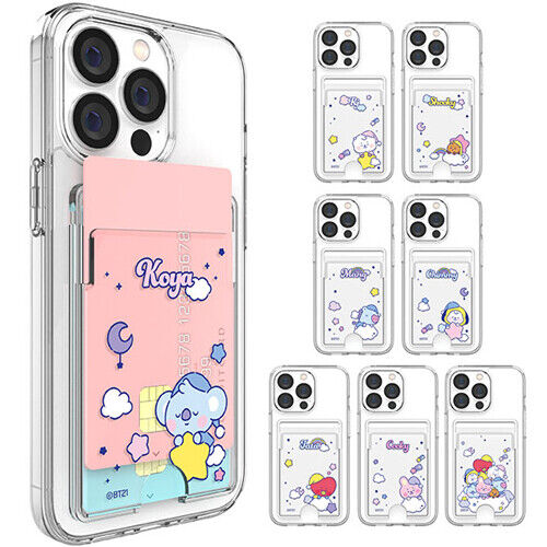 BT21 Dream Baby Clear Double Card Case for Galaxy S23 Plus S23 Ultra