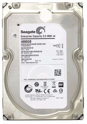 ST4000NM0034 SEAGATE 4TB 7.2K 12G LFF 3.5″ 128MB SAS 512E ENTERPRISE HARD DRIVE