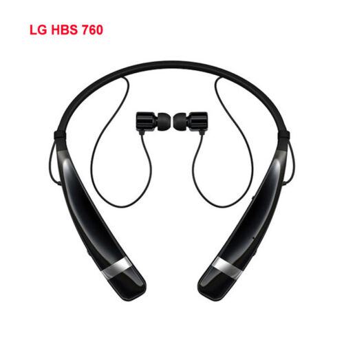 LG TONE-NP3 BLACK Wireless Stereo Headset with Retractable Earbuds (Open Box)