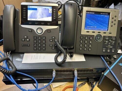 CISCO CCNA CCNP CCIE Collaboration Voice LAB KIT 2901 GW FXO FXS w/Three Phones