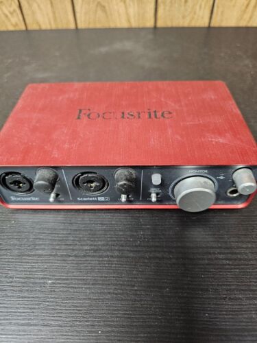 Focusrite Scarlett 2i2 USB Audio Interface 1st Generation Tested Working