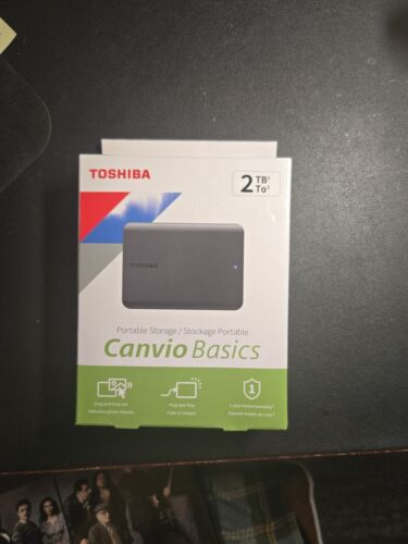 Toshiba Canvio Basics 2TB Portable External (HDTB520XK3AA) Hard Drive – Black