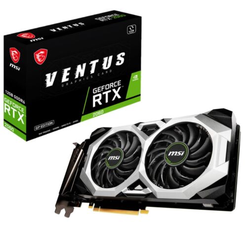 MSI Gaming GeForce RTX 2060 VENTUS 12GB GDDR6 HDMI/DP PCI 3.0 Dual TORX Fan 2.0