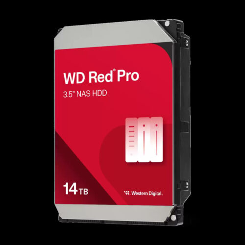 Western Digital WD 14TB Red Pro NAS SATA HDD Internal Hard Drive HDD-WD142KFGX