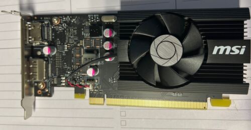 MSI GeForce GT 1030 4GB GDDR4 PCI Express 3.0 x16 (uses x4) ATX Low Profile