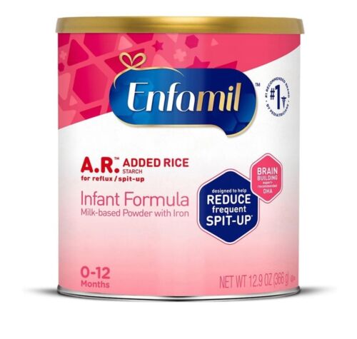 Enfamil A.R. Added Rice Infant Formula  12.9oz Expiration Date 02/01/2025