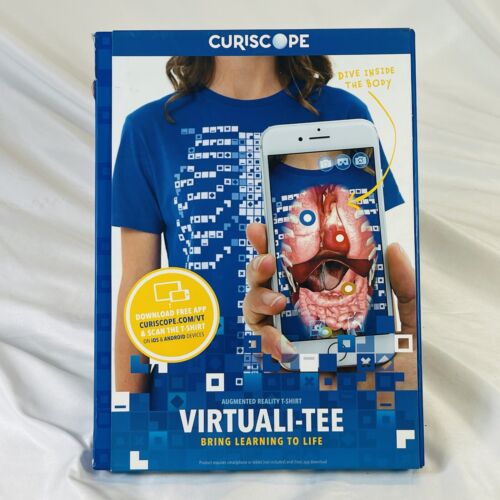 Curiscope Augmented Reality T-Shirt VIRTUALI-TEE Bring Learning To Life