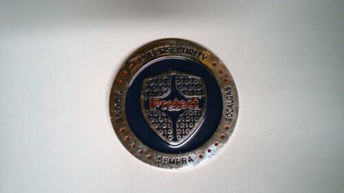 CHALLENGE COIN IPROTECT CYBERSECURITY SDG&E SEMPRA SOCALGAS