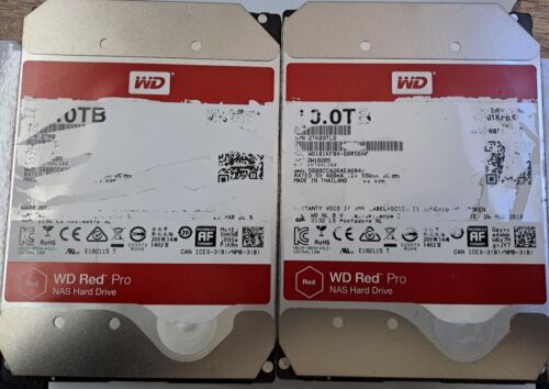 Lot of 2 WESTERN DIGITAL WD101KFBX-68R56N0 10 TB 3.5″ Hard Disk Drive