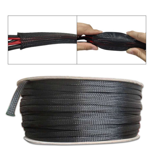 New Cable Sleeve Insulated Braided Sleeving Data Line Protection Wire Nylon Tube