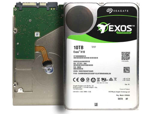 Seagate Exos X10 ST10000NM0016 10TB 7.2K 256MB 3.5″ SATA Enterprise Hard Drive