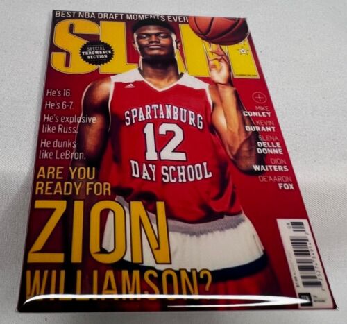 Zion Williamson SLAM Magazine Issue 210 (Aug 2017) Handcrafted Magnet