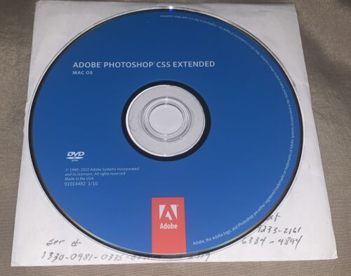 Adobe Photoshop CS5 Extended For MAC Full Retail DVD Version