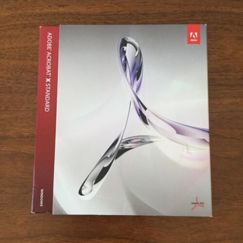 Adobe Acrobat X Standard Full Retail Version for Windows 65086173 10