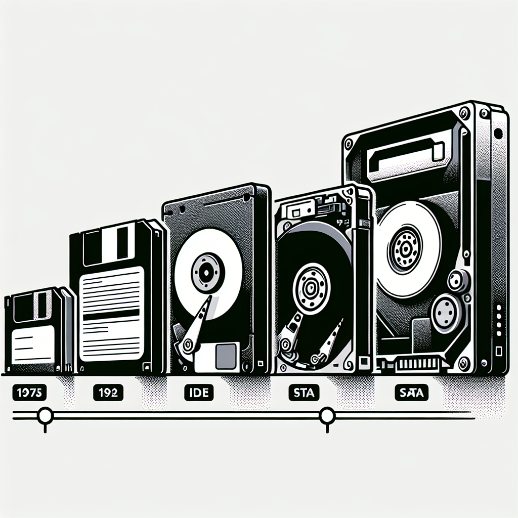 Exploring the Evolution of Hard Drive Technology: From Floppy Disks to Solid-State Drives