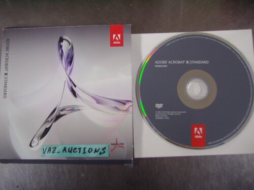 Adobe Acrobat X 10 Standard Full Retail for Windows   =PERMANENT VERSION=