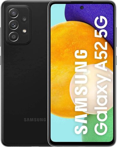 Samsung Galaxy A52 5G  Unlocked 128GB Awesome Black (SM-A526U) – Open Box