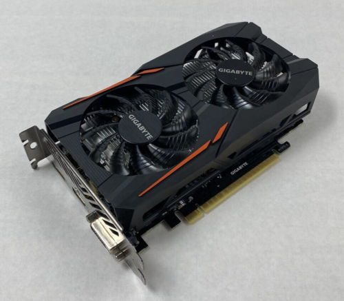 Gigabyte NVIDIA GeForce 1050 OC GV-N1050OC-2GD PCI-E HDMI DP Video Card Tested