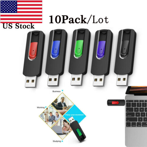 2G/4G/8G/16G/32G/64GB USB 2.0 Flash Drive Memory Stick Data Storage Pen Drives