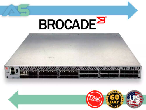 Brocade 6510 24 Ports 8Gbps Fibre Channel SAN Switch BR-6510-24-8G-R 100-240