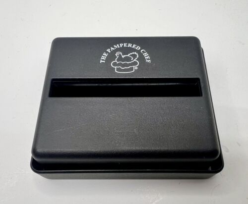 Pampered Chef Consultant Logo Post It Notes Holder Black