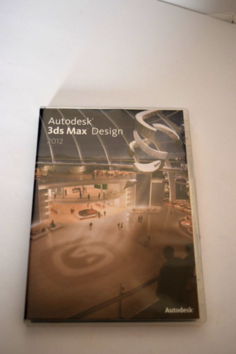 Autodesk 3ds Max Design 2012 Software DVD w/ Serial Number & Product Key  SEALED